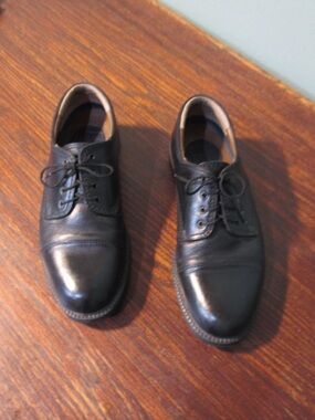 Dockers Men's Black Gordon Cap-Toe Oxford Shoes Size 8M